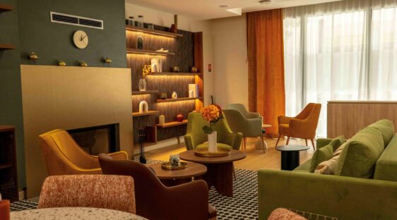 Salon commun Résidence seniors Nohée Vichy