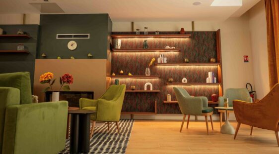 Salon commun Résidence seniors Vichy Nohée