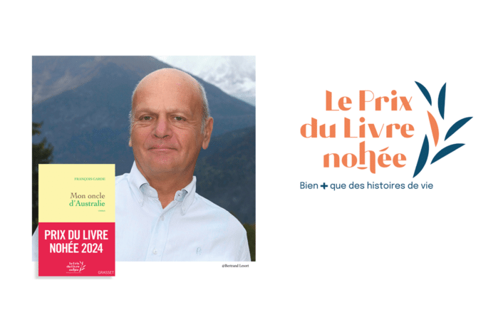 Portrait du lauréat du prix du Livre Nohée 2024 François Garde