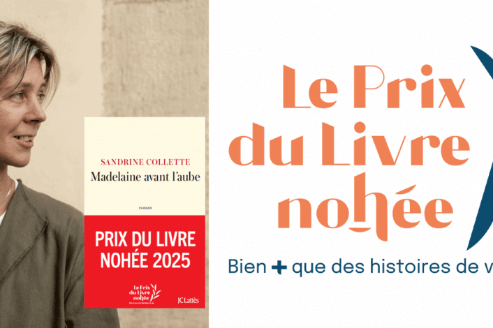 Portrait du lauréat du prix du Livre Nohée 2025 Sandrine Colette