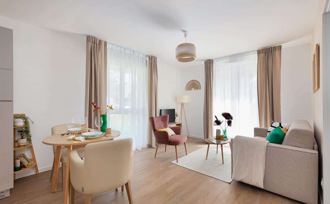 Résidence Nohée - Plaisir Ivan BASTIEN-Appartement T2- salon - Nohée